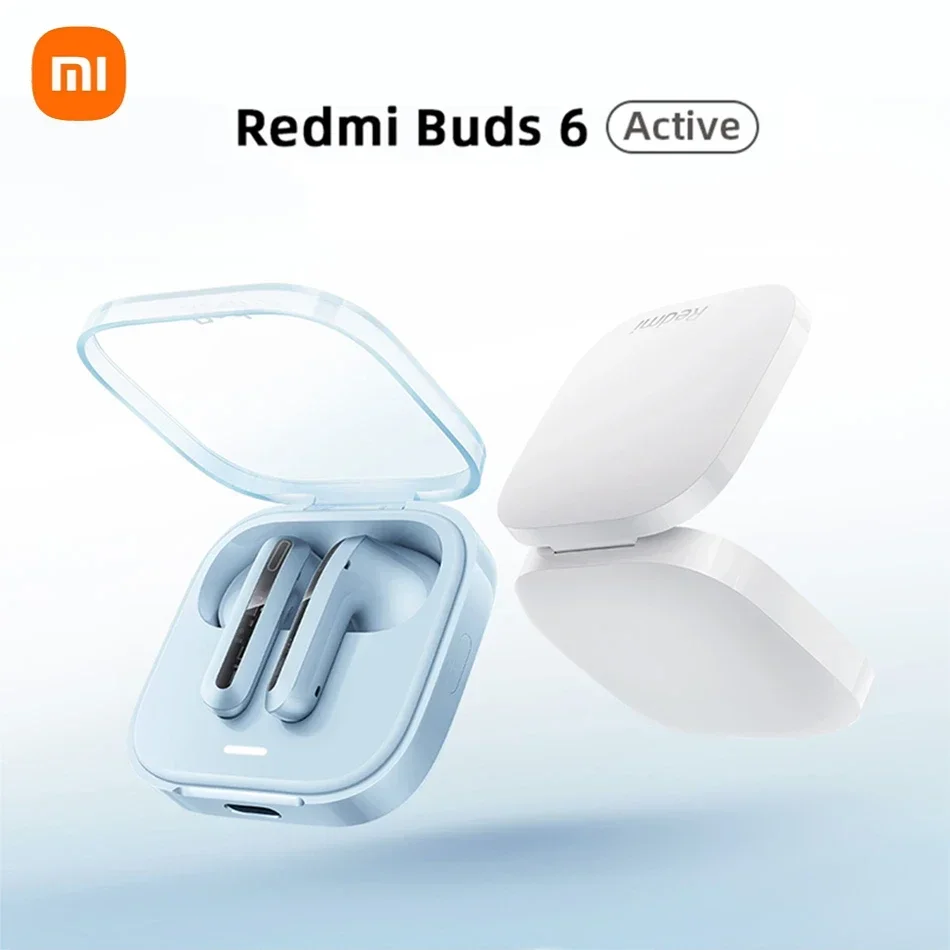 Original Xiaomi Redmi Buds 6 Active TWS Earphone Bluetooth 5.4 30H Long Battery Life  5 Tuning Modes Wireless Headphone Headset