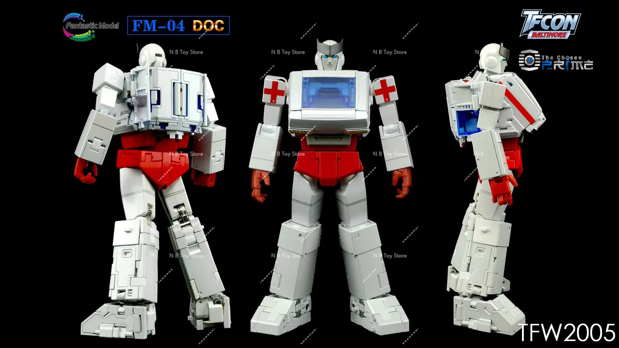 【初回限定】在庫あり FansToys FT FM-04 FM04 ドク・ラチェット・ラピオ MP アクションフィギュア ロボット