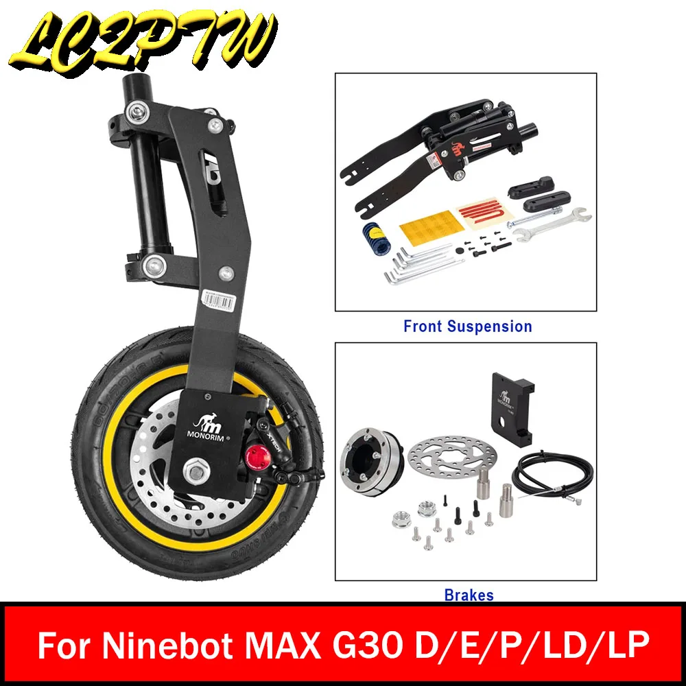 

Monorim FB MX0 For Ninebot Max G30 D/E/P/DII/LEII/LD/LP Electric Scooter Accessories Upgraded Front Wheel To Disc Brake Via MXS0