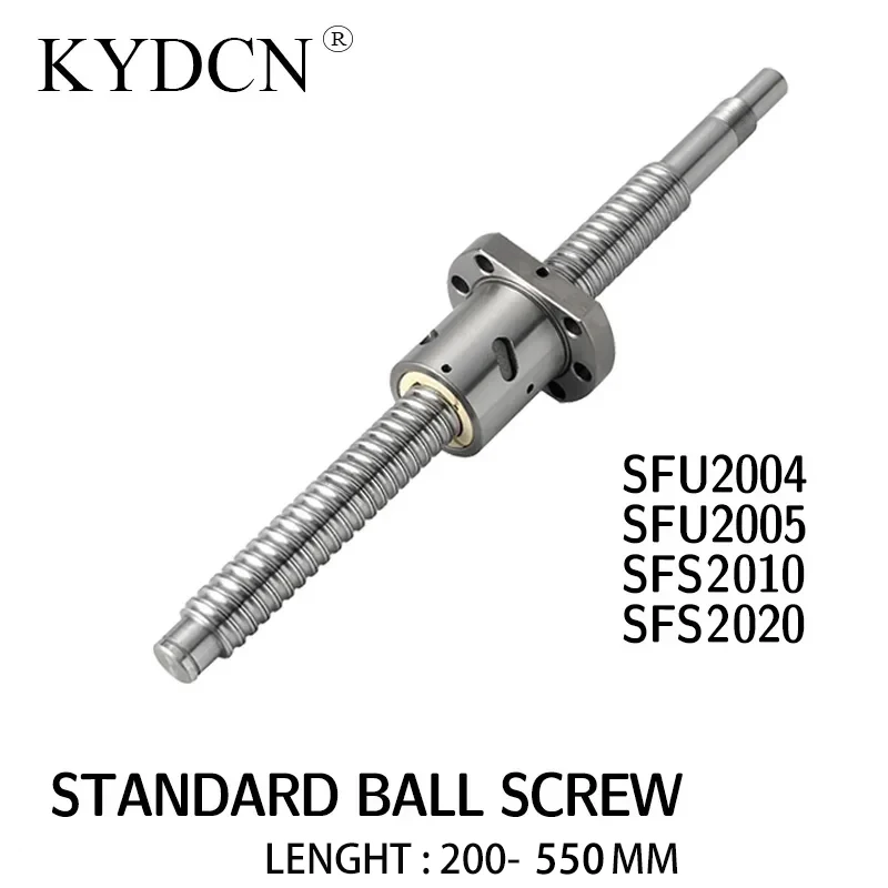 

Ballscrew SFU2004 SFU2005 SFU2010 100-550mm C7 Roller Screw with Single Ball Nut for CNC parts