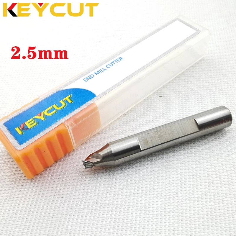 3-Flute Cutter 1.0mm 1.5mm 2.0mm 2.5mm 3.0mm Milling Cutter for WENXING DEFU SILCA MATRIX Manual Key Duplictor Machine