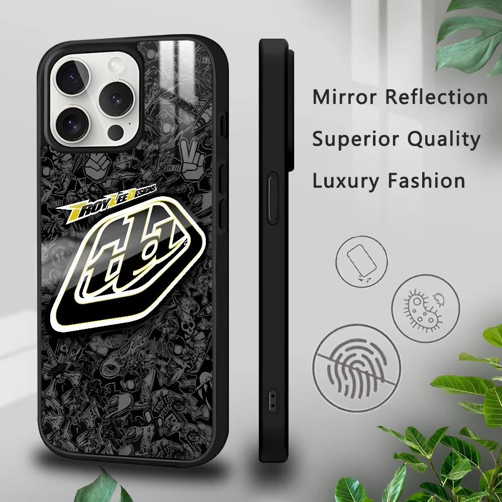 Cycling T-troy lee DesignS Phone Case For iPhone 16 15 14 13 12 11 Pro Xs Max Mini Plus Celulares Hard Funda