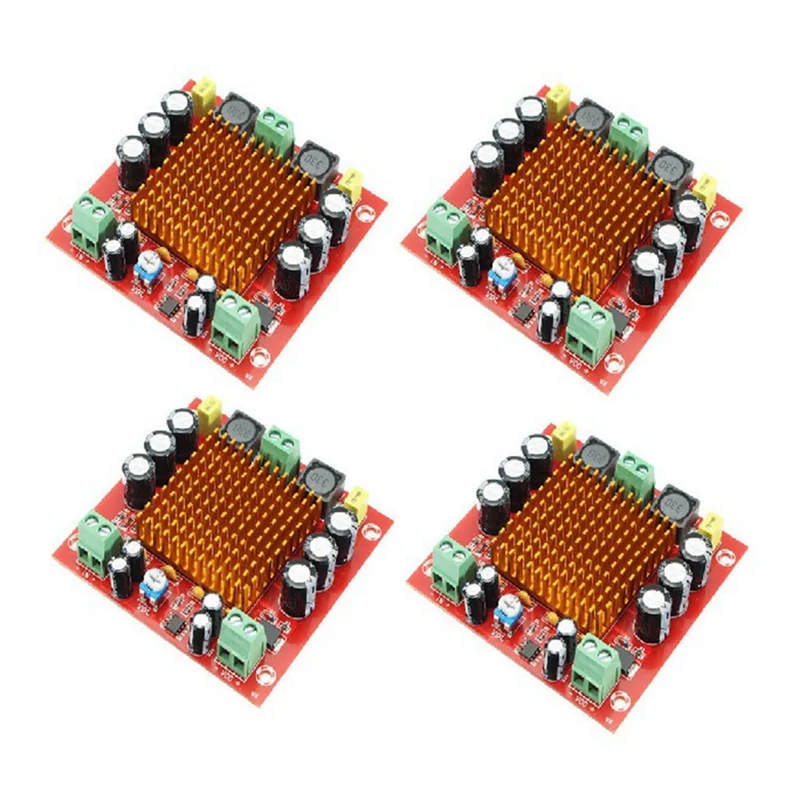 DIGIT-4Pcs XH-M544 Mono 150W Digital Amplifier Board For TPA3116DA Audio Amplification Module Power Supply Voltage 12-26V