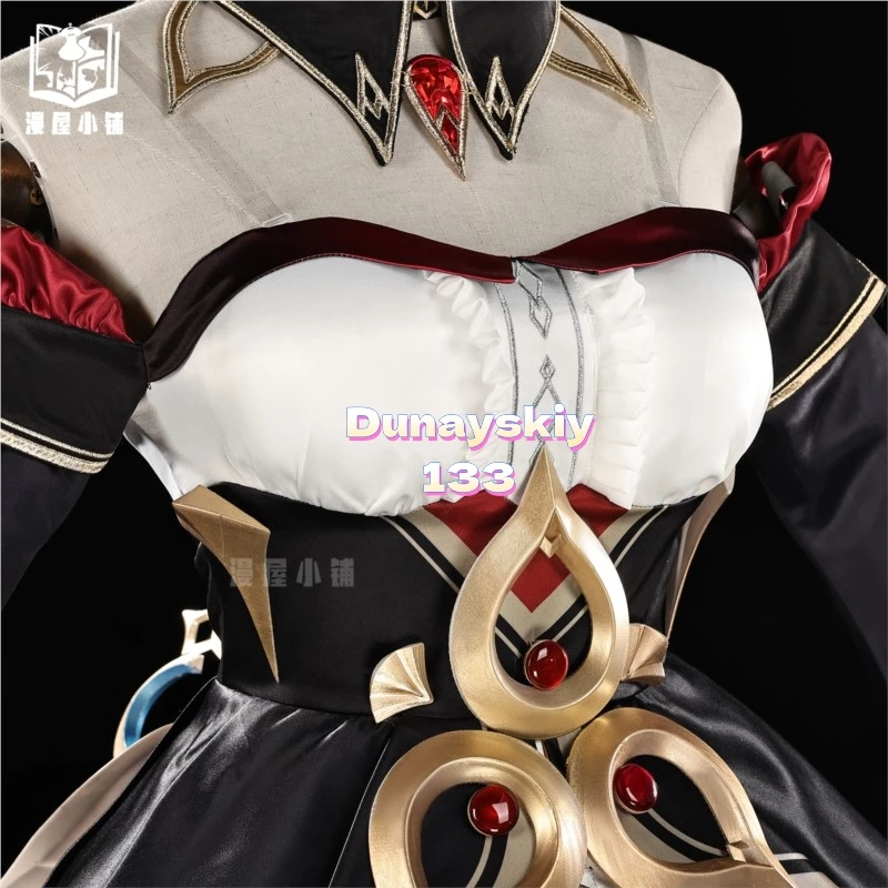 جينشين إمباكت فاتوي هاربينجر ساندرون أزياء تنكرية ماريونيت خادمة الهالوين مقاس كبير لعبة كوس للحفلات