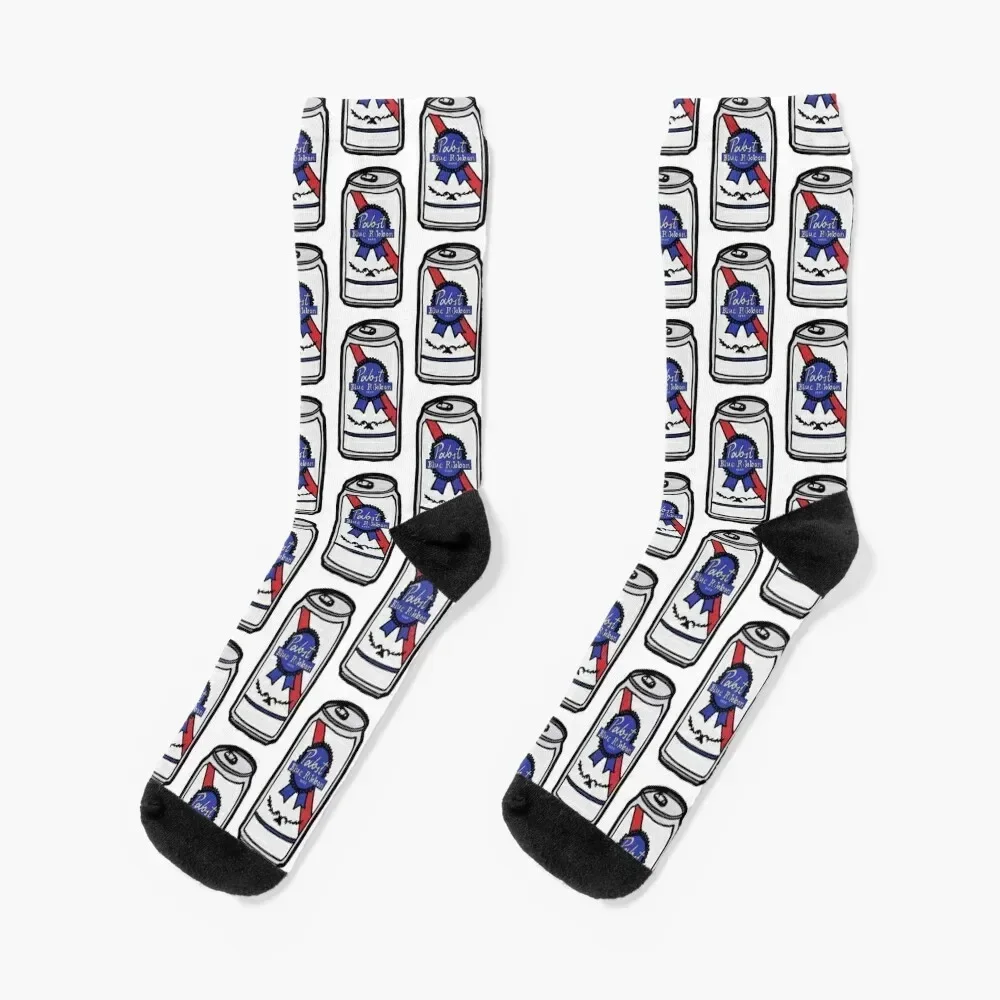 PBR beer can Socks Thermal man winter loose Women Socks Men's