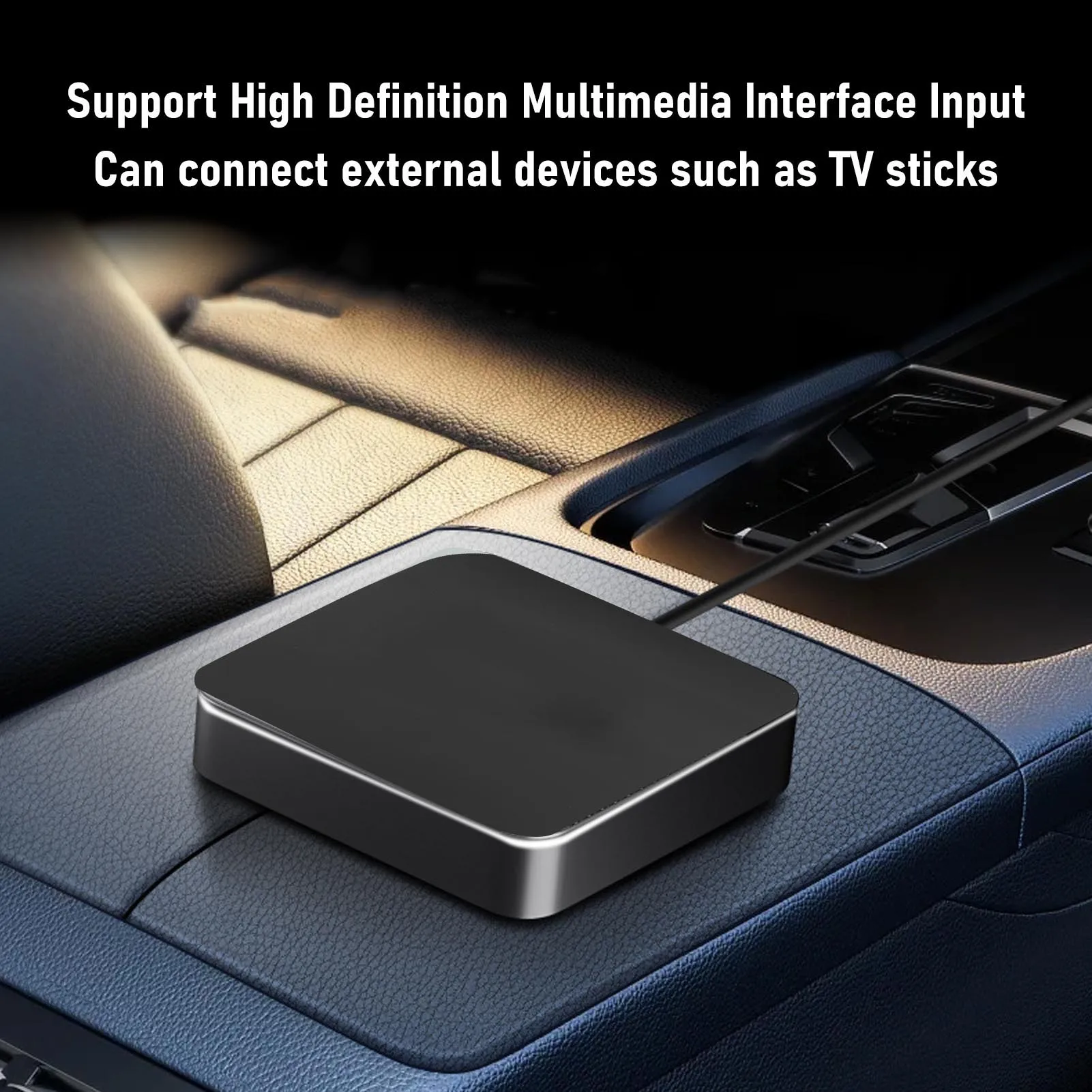 Auto Wireless Adapter 3 in 1 Design Multifunctional Auto High Definition Multimedia Interface Adapter Wireless Auto Car Adapter