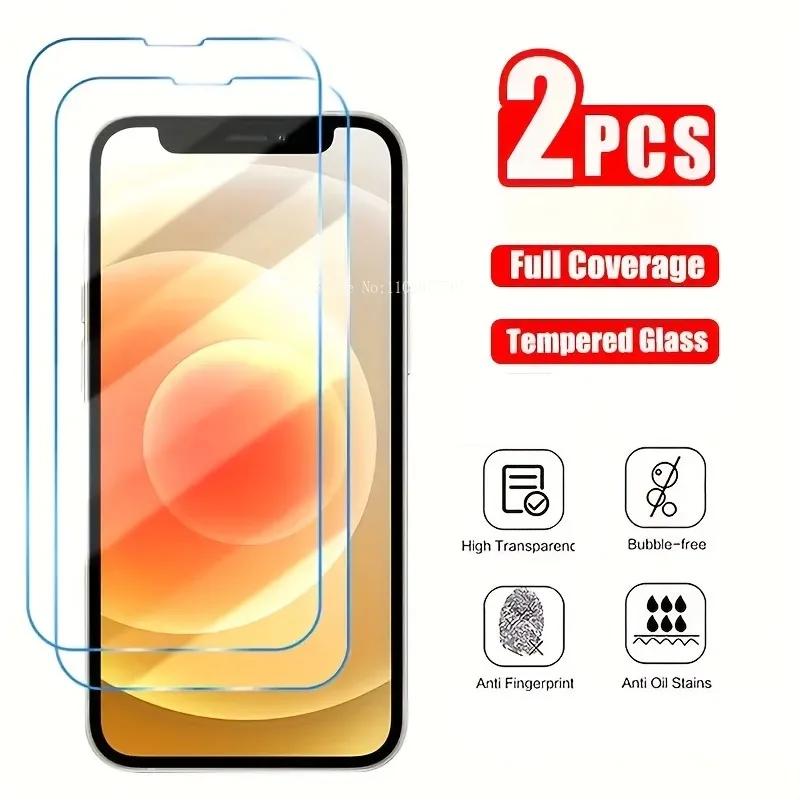 2 шт. закаленное стекло HD с полным покрытием для IPhone 11/12/13/14/15/16 Promax 16Pro 16E 15 14 Plus 6 7 8 Plus 12 Mini XR Защитная пленка 2 шт. закаленное стекло HD с полным покрытием для IPhone 11/12/13/14/15/16 Promax 16Pro 16E 15 14 Plus 6 7 8 Plus 12 Mini XR Защитная пленка