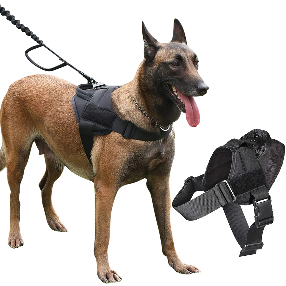 

K9 Big Dog Harness Tactical Military Pet Tactical Dog Harness For Medium And Large Dogs Adjustable Vest For Training Hunting