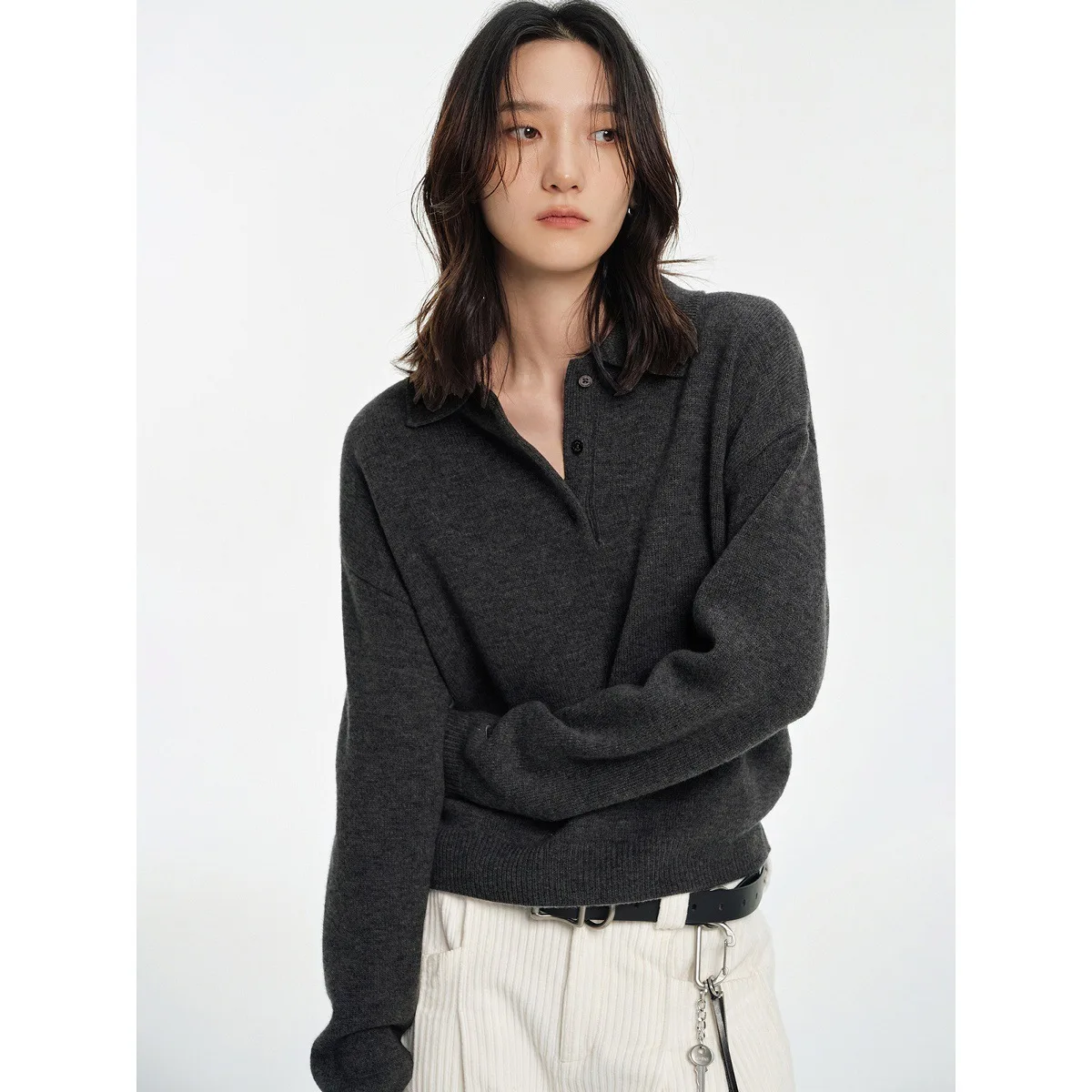 

Women Base Layer 2025 New Premium Wool Sweater Retro Prep Vibe Layer Friendly Versatile Knit Top