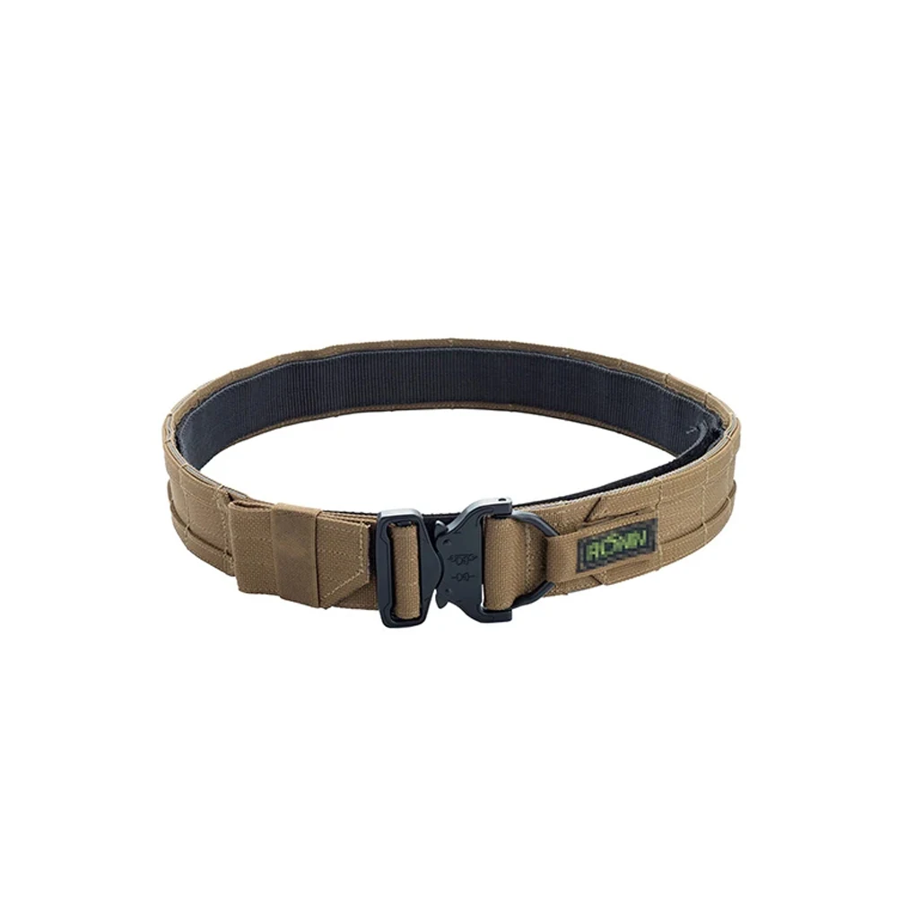 2  Inch Tactical Belt Quick Release Metal Laser Molle Mens Belts Camo Air soft Tactical Battle Belt