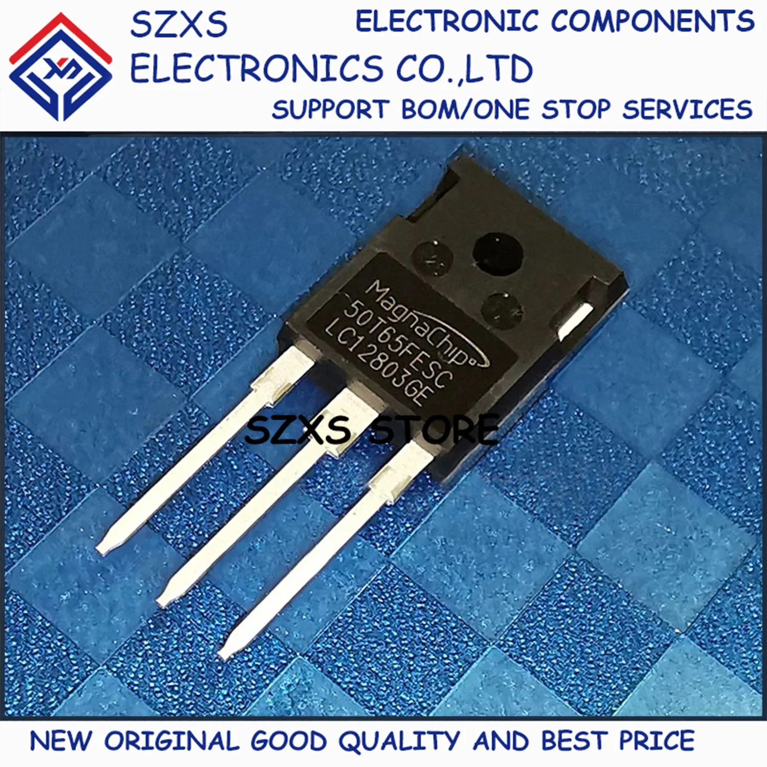 

New Original 10Pcs 50T65FESC MBQ50T65FESC TO-247 650V 50A Powerful IGBT Transistor In Stock Electronic Components Good Quality