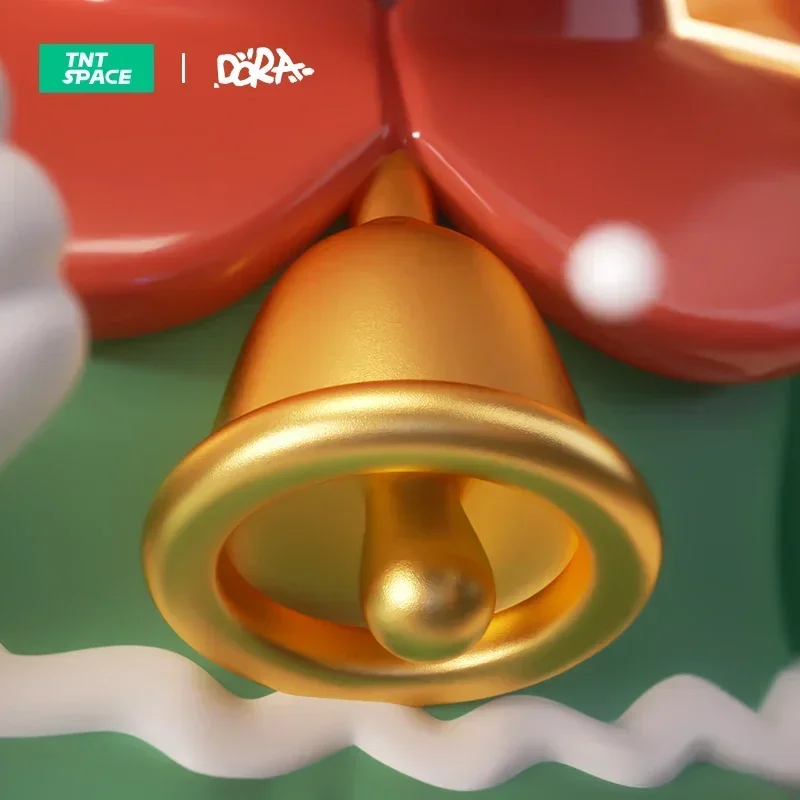 

DORA Give Me Christmas Present Hanging Card Pendant Original Toys Doll Cute Action Anime Ornaments Collection Gift