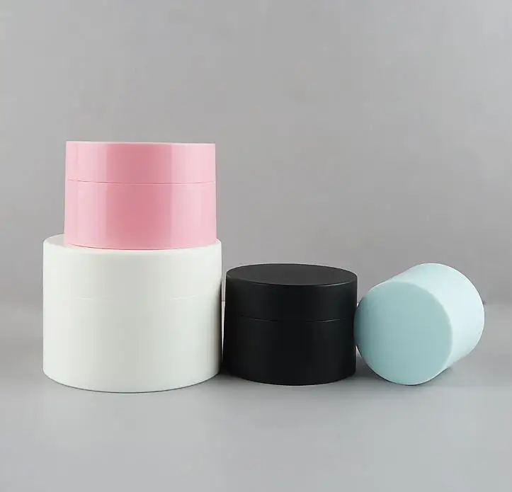 whalesale 20/30ml frost cream container box makeup facial cream jar empty separate packing box refillable bottles pink blue box