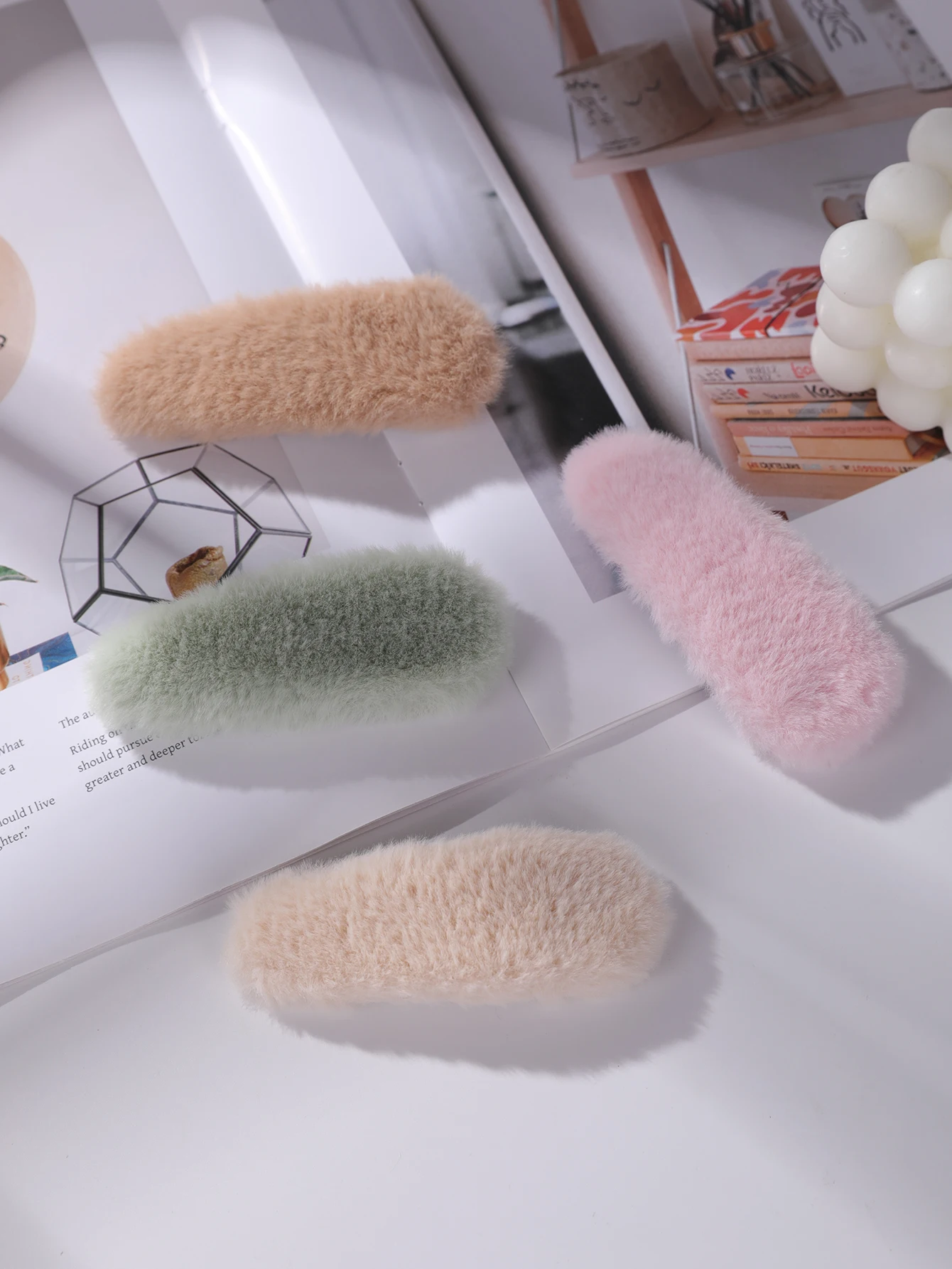 Handmade plush bb clip ins cute sweet hairpin girl bangs clip side clip broken hair clip hairpin hair accessories.