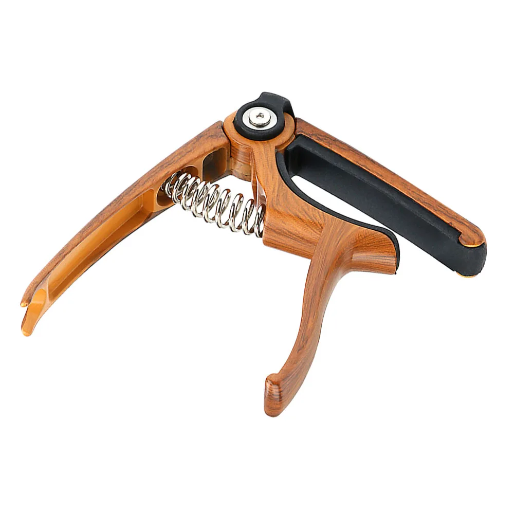 

Zinc Alloy Guitar Capo Clamp for Acoustic Classical Ukulele Brown Adjustable Tension Lightweight Stylish accessory acoustic