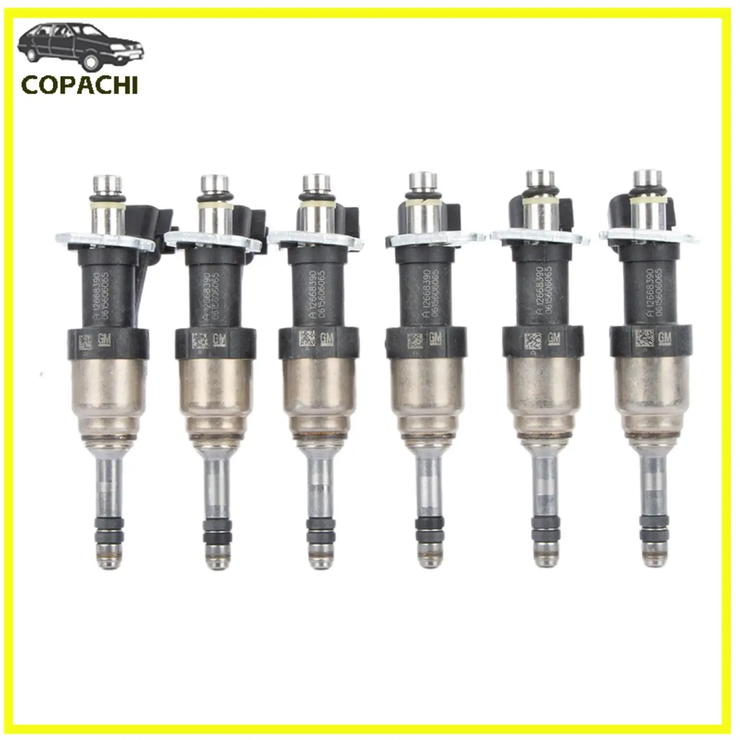 6pcs Car Fuel Injectors 12668390 0280150943 0280150556 0280150939 0280150909 12672368 For 14-18 Chevy GMC 1500 4.3L V6