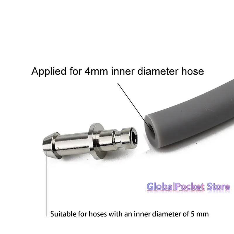 

Blood Pressure Meter BP Cuff Joint Link Male Female Quick Connection Bayonet Airway Joints Metal Air Hose Connector NIBP Adapter