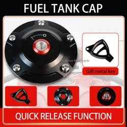 For DUCATI DesertX Rally Diavel XDiavel Black Dark Nera S Nera 2022 2023 Motorcycle Aluminium Fuel Tank Cap 97780051BA ﻿