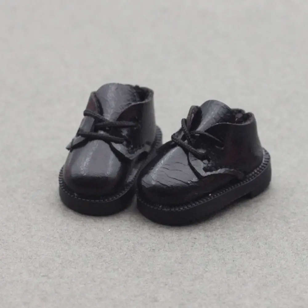 Fit Foot Length 3.2cm Doll Shoes Fashion Female Doll Boots Fit 1/6 Blythe Dolls Accessories for 1/8 BJD Doll Doll Leather Shoes