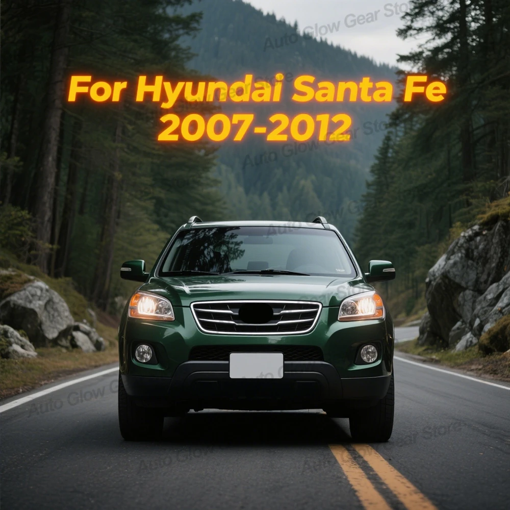 

2 противотуманные фары для Hyundai Santa Fe 2007 2008 2009 2010 2011 2012 ярко-белые 6000K 3570 CSP противотуманные фары 90 Вт высокой мощности H27 881
