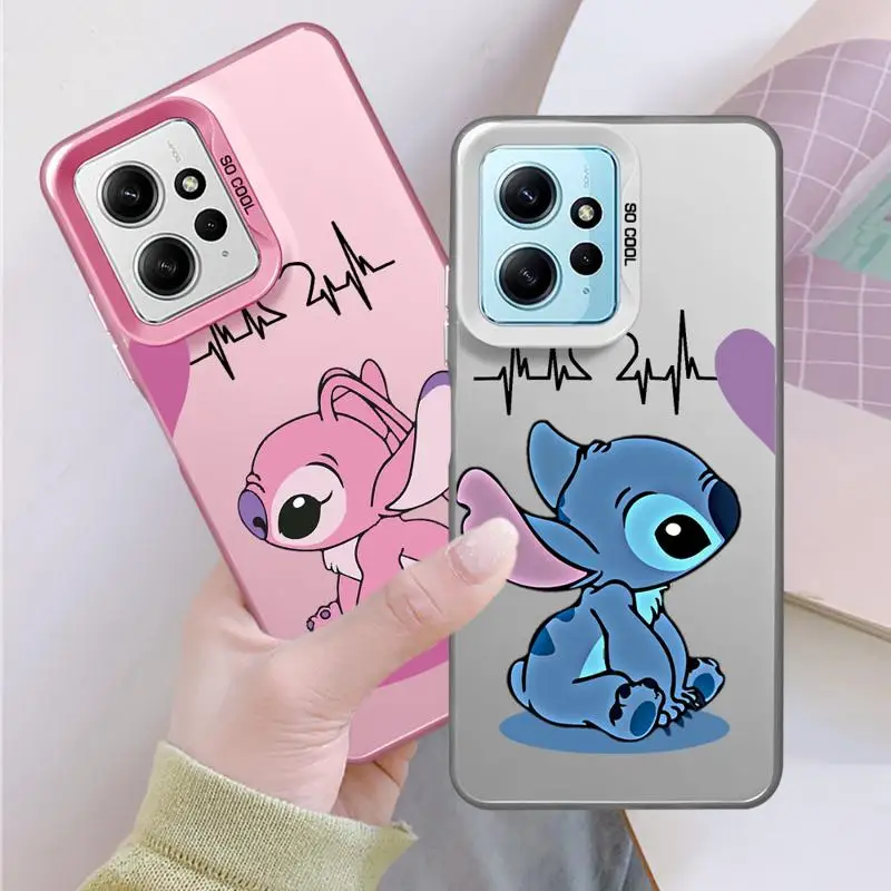 Disney Stitch Phone Case for Xiaomi Redmi 12 13C 10 9C 9T A1 A2 Plus Protective Silicone Shell