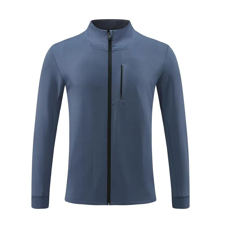 Gym Fitness Sports Jacket Tops Mens Running Long Sleeve Muscle Training Outdoor Cycling Training Clothes Workout Top yoga