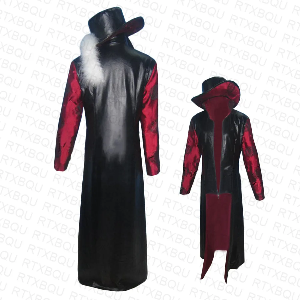 

Anime Dracule Mihawk Cosplay Costume Cloak Hat Halloween Party Full Sets Customized