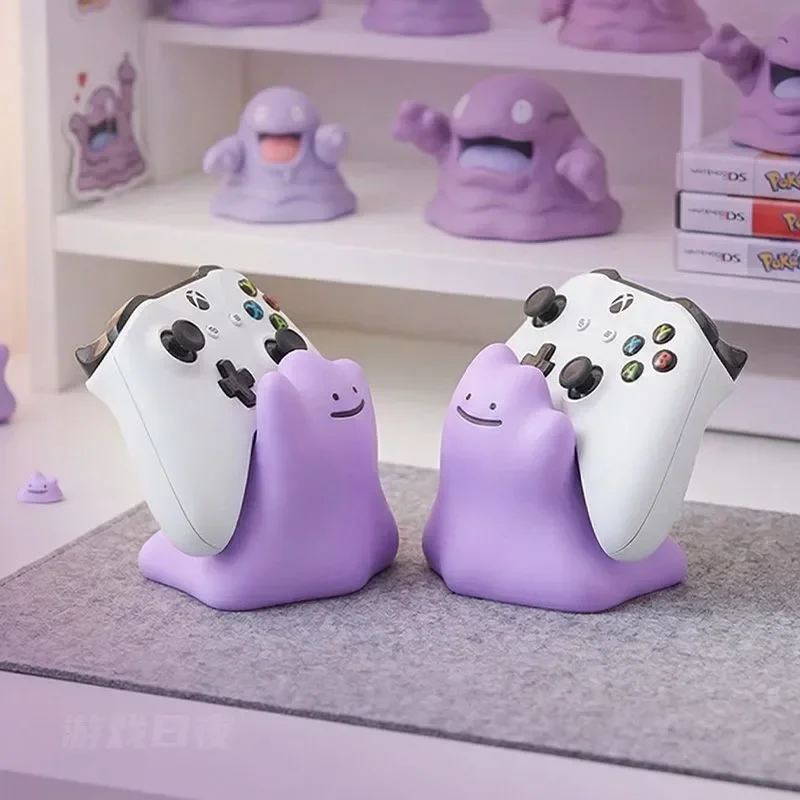 @@Hot Ditto Cute Game Controller Stand Universal Gamepad Holder For Ps5 Xbox Switch Desktop Organizer Decor Gift For Game Fans