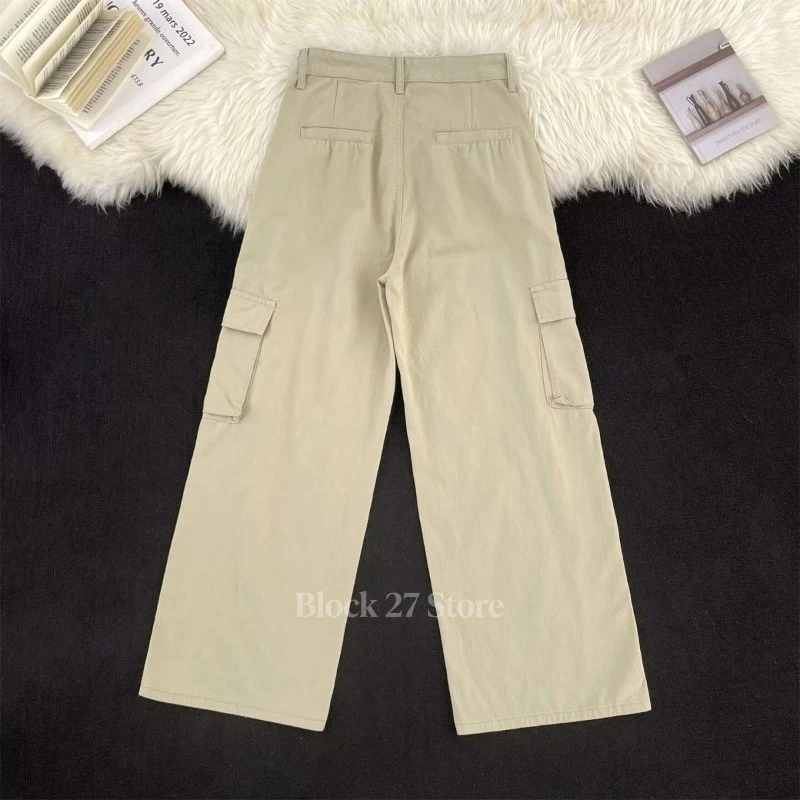 

Mens Pants Harajuku Korean Streetwear Loose Fit Wide Leg Dragging Trousers Summer Thin Fabric Draped Casual Versatile Fashion