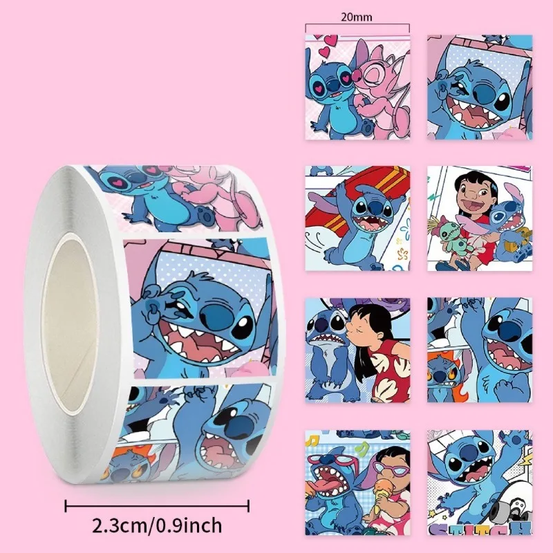 

500pcs/set Disney Stitch Creative Peripheral Stickers Kawaii Laptop Suitcase Skateboard Guitar Phone Cartoon Cute Stickers Gifts