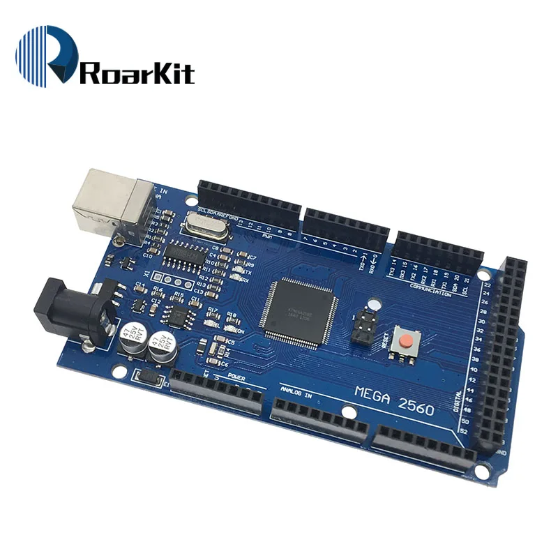 1SET Mega 2560 R3 Mega2560 REV3 (ATmega2560-16AU CH340G) Board with USB Cable Compatible for Arduino