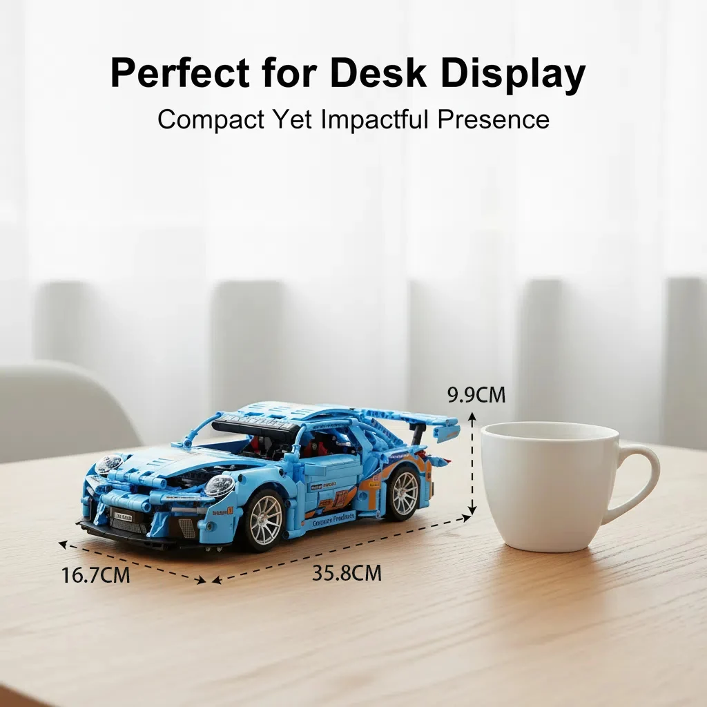 OUZEY Blocchi di costruzione per auto sportive in scala 1:14, oltre 14 kit di modelli di veicoli da corsa complessi, regalo di progetto fai da te avanzato per adulti