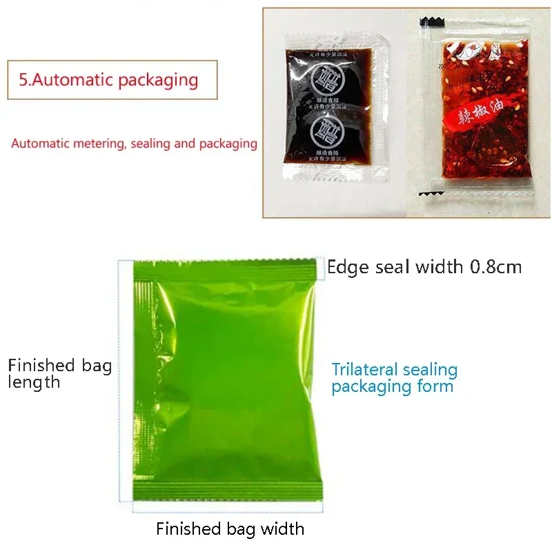 

PBOBP Полностью автоматическая вертикальная упаковочная машина для наполнения жидкостью в упаковке медовый соус для кетчупа, фруктовый сок, томатная паста, соевый соус