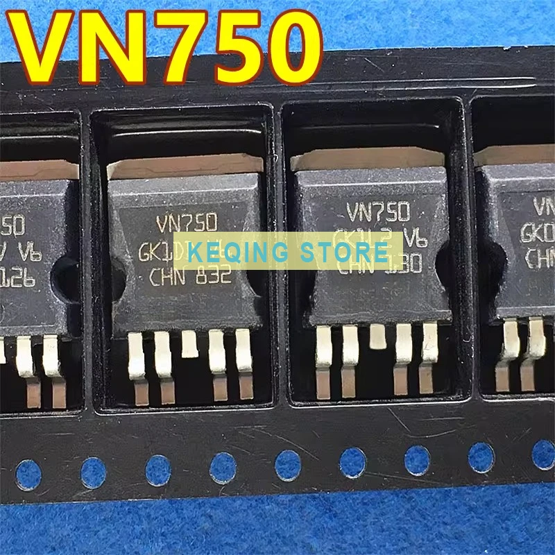 10PCS Used+Not NEW+Send after Measure Power electronic switch VN750B5TR-E P2PAK-4 VN750 TO-263 integrated circuit IC