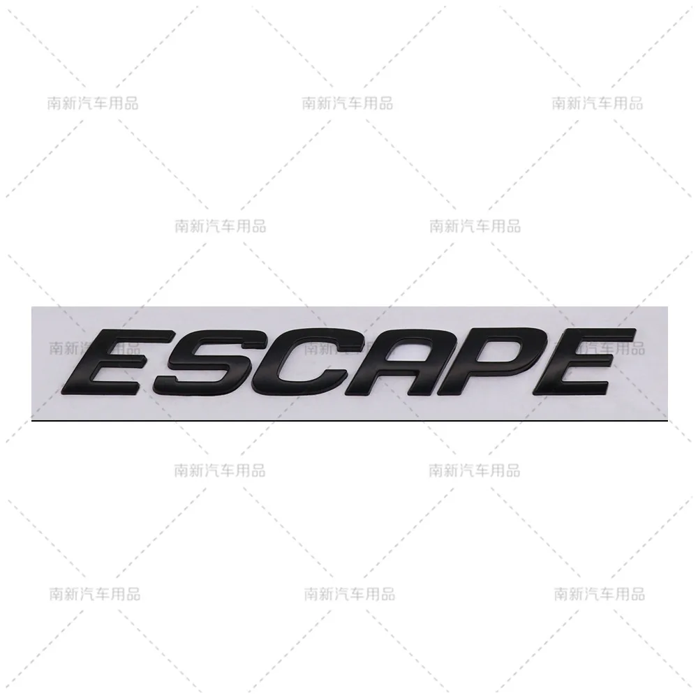 Waterproof Self Adhesive 3D ABS ESCAPE Logo Sticker For Ford Escape Rear Tailgate Car Body Decor Mod Badge