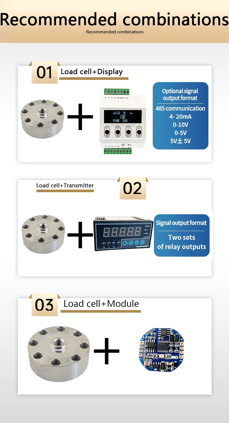 Radförmige Lastzelle Speichen-Kompressions- und Zugkraftsensor 200KG 300KG 500KG 1T 5T 10T 100T 500T Flachdrucksensor – Detail 8