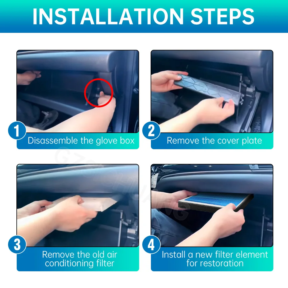 車活性炭キャビンエアコンフィルターレクサス GS300 GS350 GS430 GS460 GX460 IS250 IS350 LFA インテリアアクセサリー