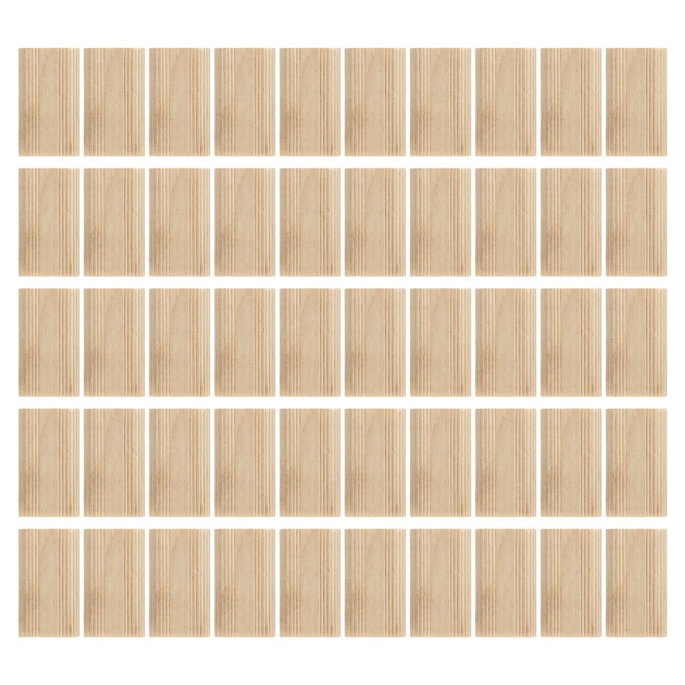 50 STKS 8x22x40mm Domino Tenon/Domino Losse Pennen Massief Beukenhout Langwerpig Ontwerp Losse Pennen voor Schrijnwerk Systemen