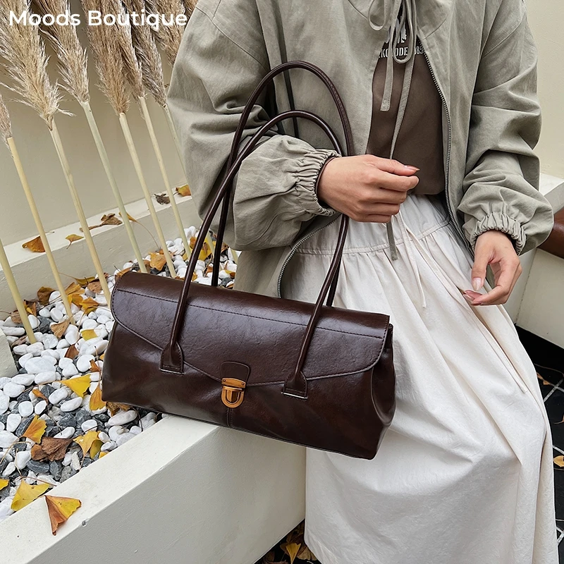 

Branded Underarm Shoulder Motorcycle Bags For Women Y2K Multi Pockets Large Capacity Satchels 2024 Winter Latest Luxury Handbags