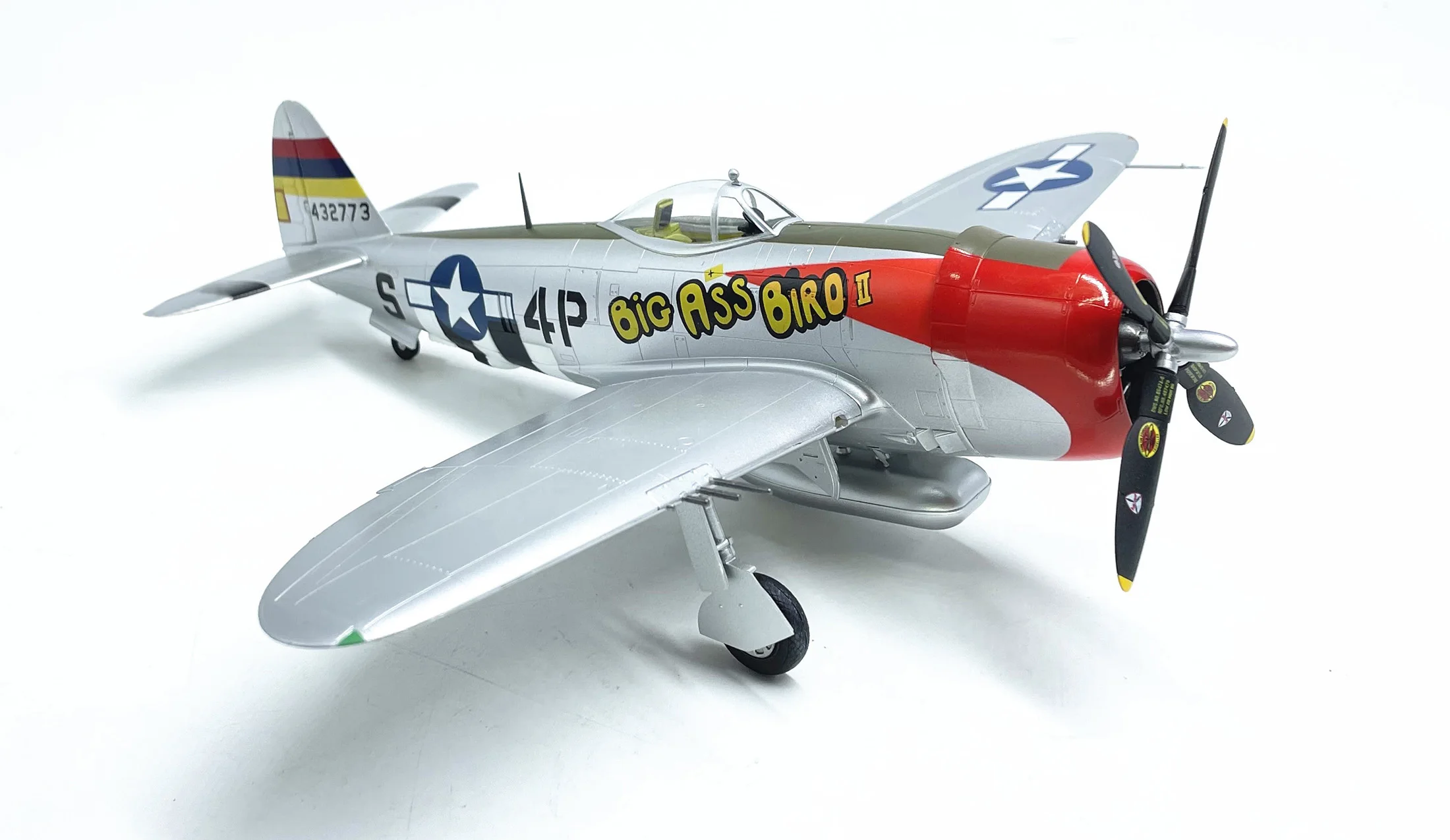 1/48 EM 39306 US P47D Fighter Model  Finished product collection model