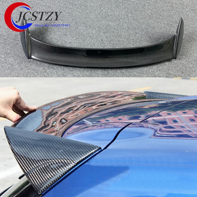 VOTEX style Scirocco Carbon Fiber Rear roof Lip Wing spoiler For Volkswagen VW Scirocco 2015-2017 (not for R)