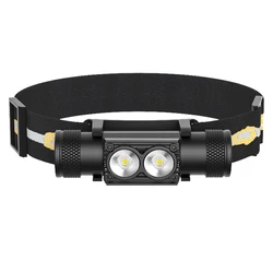 LED Mini Headlamp High Power 1000LM Headlight Type C USB 18650 Rechargeable Head Torch Camping Hunting Outdoor Flashlight