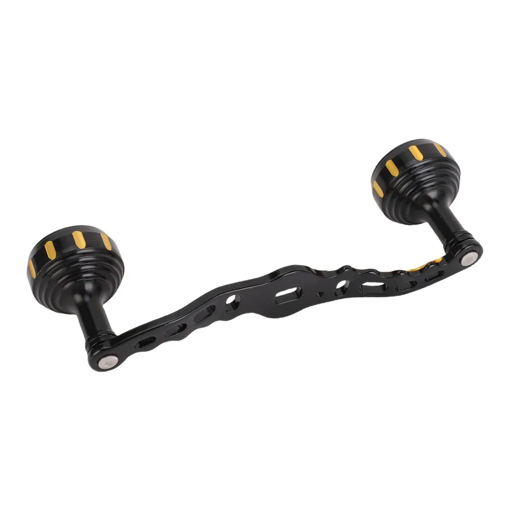 Ball Knob Grip Fishing Reel Handle Double Rocker 129mm Length Baitcasting Reel Handle Aluminum Alloy Reel Handle Grip