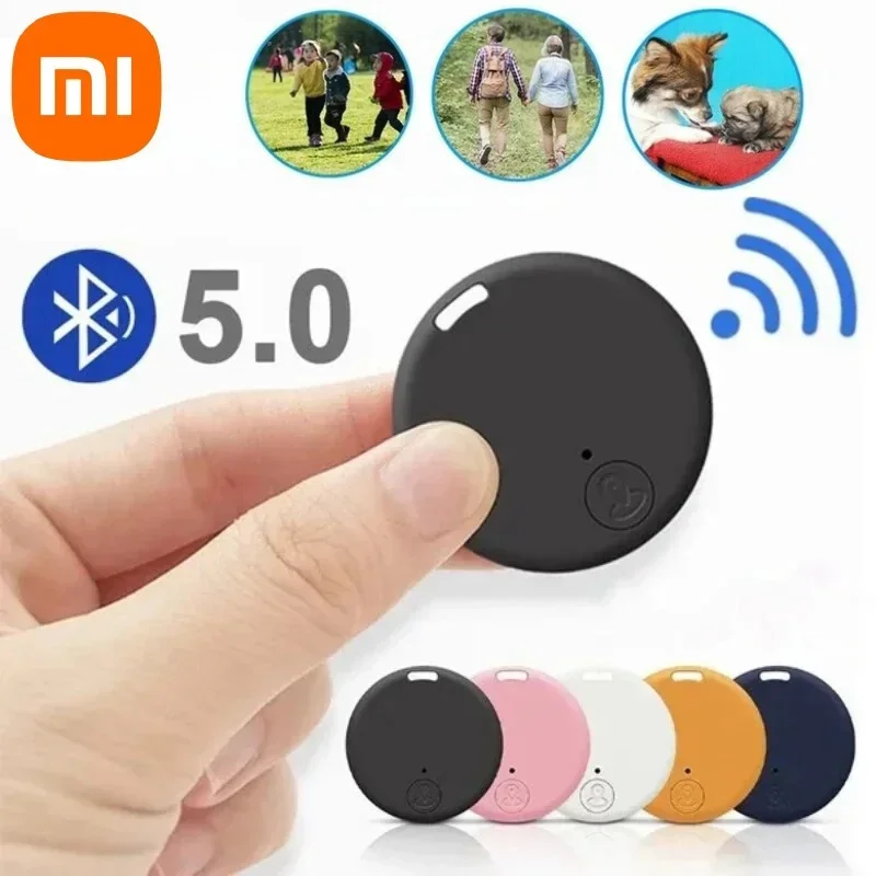 Xiaomi mini rastreador gps bluetooth 5.0 etiqueta de ar dispositivo anti-perdido animal de estimação idosos crianças carteira rastreamento ios android localizador inteligente