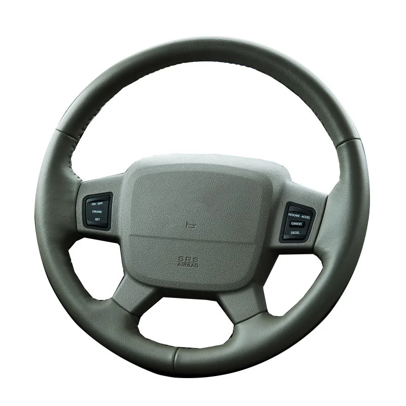 Ręcznie szyty pokrowiec na kierownicę do Jeep Commander (XK) 2006-2008 Grand Cherokee III (WK) 2005-2008 Akcesoria samochodowe