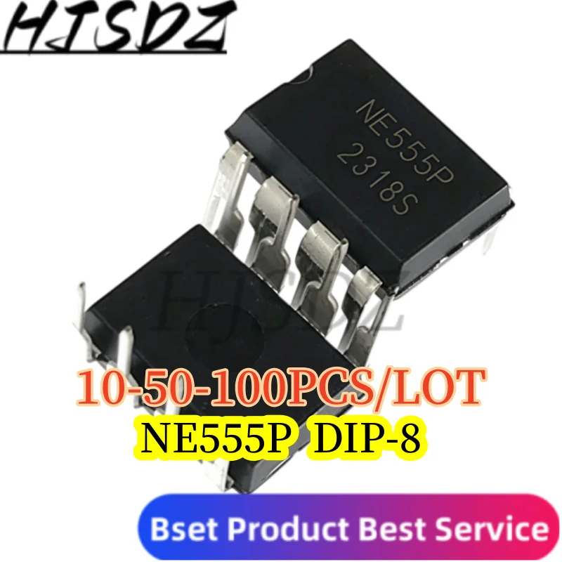 【10-50-100PCS/LOT】 New NE555 NE555P NE555N DIP-8 Transistor