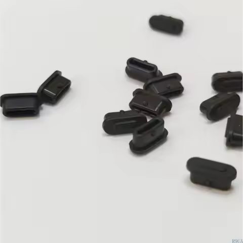 R9UA 5/10Pcs USB Charging Port Protector Cover Type-C Dust Plugs Universal Type C Dustproof Caps Plastic USB C Dust Cover