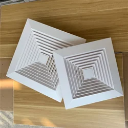 1PCS ABS Square Diffuser Air Conditioner Air Outlet Ceiling Ceiling New Air Outlet Ceiling Duct Exhaust Vent Ventilation Hood