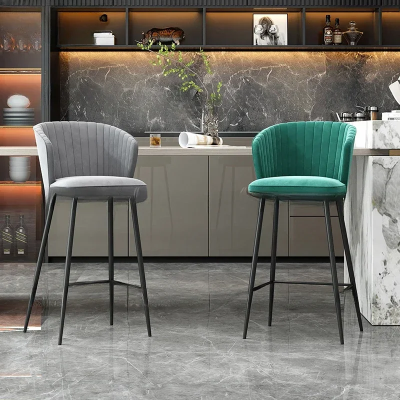 

Kitchen Counter Stool Design Chair Armchair Nordic Chairs Lightweight Height Adjustable Luxury Bar Chaise Garden Step Furnitures