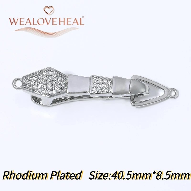 armband verschluss, 1/2 Stück 18K vergoldeter Messing-Bienenverschluss, mit Honigbienen-Motiv auf Muschel, Druckknopfverschluss mit Kleeblatt-Endstück für DIY-Perlenschmuckzubehör – Detail 35